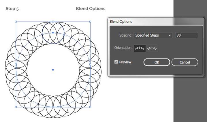 blending - How to use blend tool in Illustrator to blend