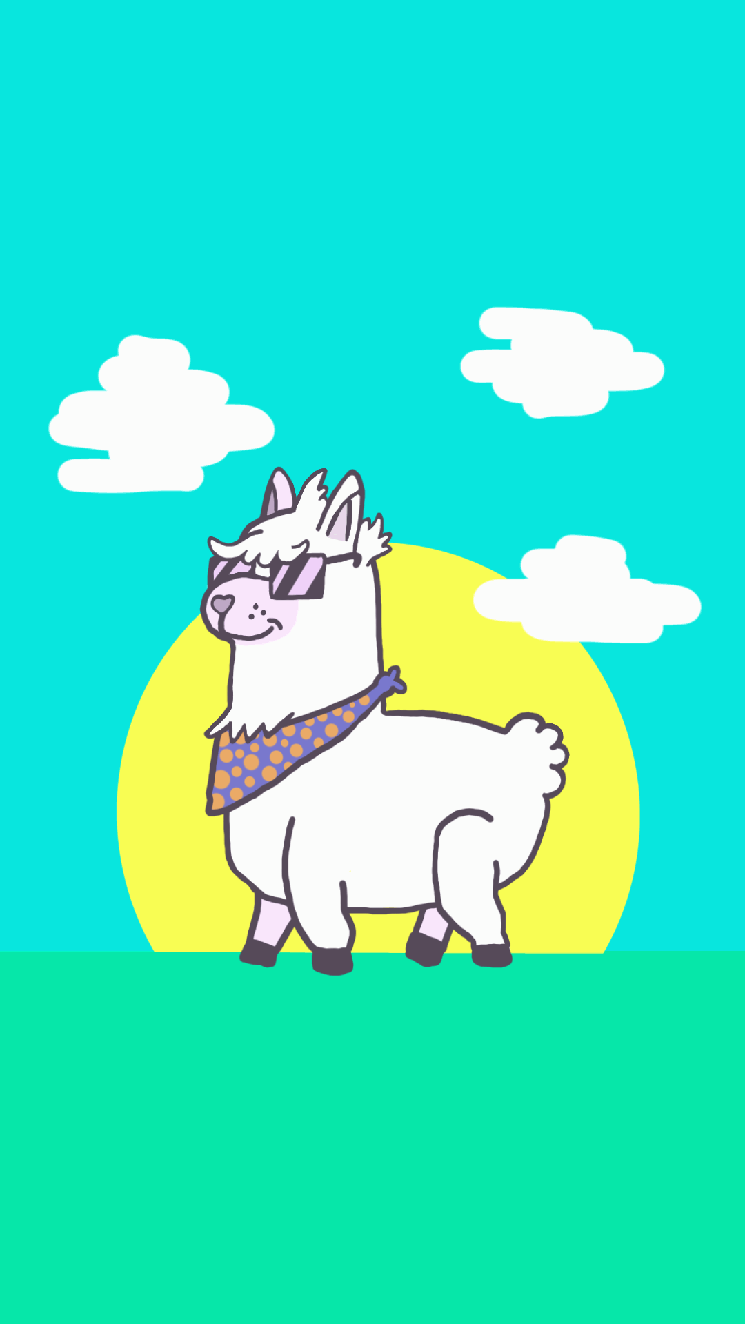 llama animated gif